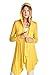 82 Days Women'S Rayon Span Open Front Cardigan With Hoodies - Solid