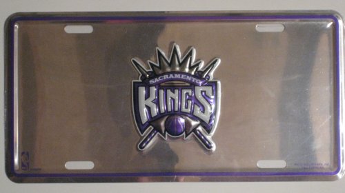 Sacramento Kings NBA Metal License Plate