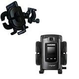 Bike Handlebar Holder Mount System for the Samsung SYNC SGH-A707 - Gomadic Brand