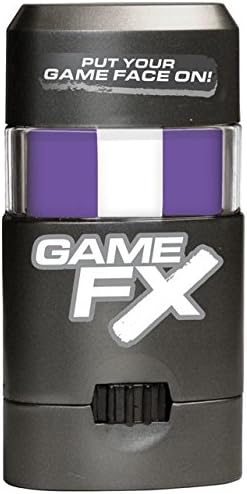 NCAA Northwestern Wildcats GameFX Sports Face Paint, Dispenser, Purple/White/Purple