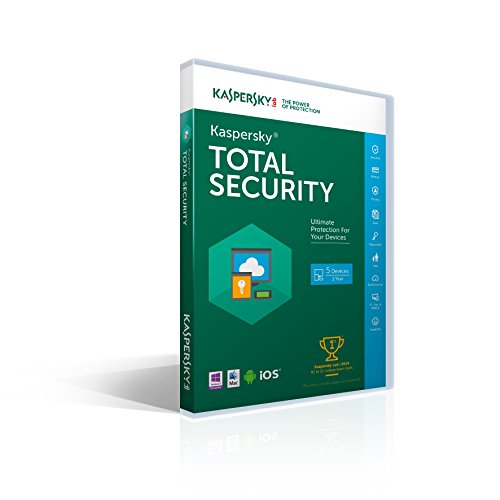 Kaspersky total security 2016 | 5 devices |  1 year [key card]