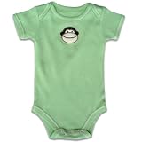 Best of Chums Little Ones Bodysuit in Felt Box - Boy Monkey