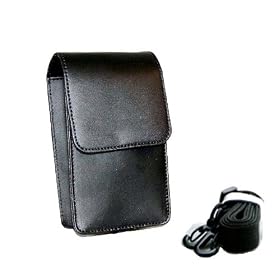 New Black Hard Leather case for PANASONIC LUMIX DMC-TZ30 TZ25 TZ20 TZ18 TZ10 TZ8 TZ7 TZ6,SZ7 SZ1 digital Cameras