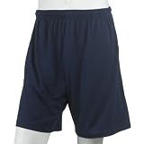 Soffe Men's Classic 100% Cotton Pocket Short, Navy, Large