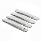 Triple Chrome Door Handle Cover Trims for VW Passat Jetta Bora Bora Lupo Golf Polo Audi Tt A2 Skoda