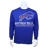 Buffalo Bills Long Sleeve NFL T-Shirts (4 Styles) - Blue - Medium