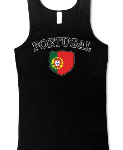 Portugal Shield International Soccer Juniors Tank Top, Portuguese Soccer Juniors Boy Beater
