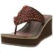 Somethin' Else by Skechers Womens Jaunt Beaded Wedge Thong