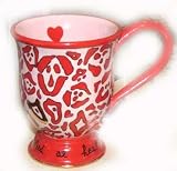 Cheetah Wild At Heart Mug - Clayworks Blue Sky 2006