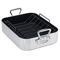 Oneida Large Commercial Aluminum Roasting Pan with Rack