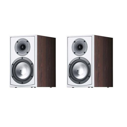 Canton GLE 420 2-Wege Bassreflex-Regallautsprecher (70/130 Watt) buche/silber (Paar)