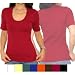 American Apparel Baby Rib 1/2 Sleeve U-Neck Tee - Ships in 24 Hours!