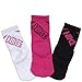 Nike Kids Girls 3-Pack Crew Socks
