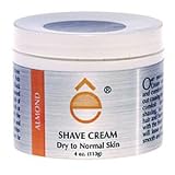 E Shave 4oz. Shave Cream , Almond For Normal To Dry Skin