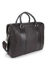 Double Handle Panelled Laptop Bag