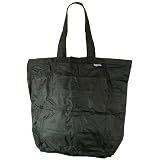 Black Baggallini Zipout Shopping Bag for practical travel and shopping ~ choice of colors