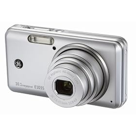 GE-E1035 10MP Digital Camera with 3X Optical Zoom (Silver) by General Electric