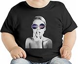 Sunglasses At Night Girl Nude Sky Night オーガニックベビーTシャツ 12 - 18 Months
