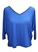 YogaColors Crystal V-Neck Flowy Cropped Blouse Tee Up to Plus Sizes