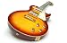 Les Paul copy: Honeyburst Les Paul Standard + Bag, Picks, Strap