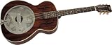 Rogue Triolian Biscuit Cone Resonator Guitar, Natural