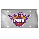 Phoenix Suns Silver Mirrored License Plate
