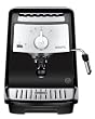 Krups K2 XP402040 Espresso and Cappuccino Machine, Black and Chrome, 1.2 Litres