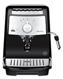 Krups K2 XP402040 Espresso and Cappuccino Machine, Black and Chrome, 1.2 Litres