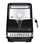 Krups K2 XP402040 Espresso and Cappuccino Machine, Black and Chrome, 1.2 Litres