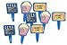 12 pc Movie Night Cupcake Picks
