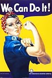 We Can Do It! (Rosie the Riveter) Poster Print by J. Howard Miller, 24x36 Collections Poster Print by J. Howard Miller, 24x36