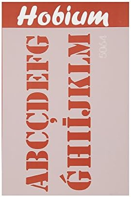 Hobium Stencil Template, A5 (5.83" X 8.267") (Letter - 5064)