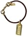 Coach Signature Lozenge Gold Leather Bracelet Jewelry