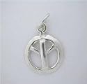 Sterling Silver * PEACE SIGN CHARM * Cute