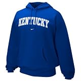 Nike Kentucky Wildcats Navy Blue Arch Lettering Fleece Hoody Sweatshirt