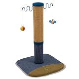 Cleo Nebraska Tall Cat Scratch Post (65cm H), LB-Light Blue