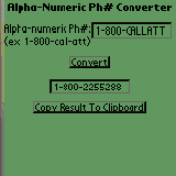 Phone Number Converter