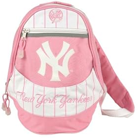 New York Yankees - Logo Pink Juniors Backpack MLB Pro Baseball