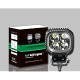 Tuff LED Lights - 5" inch 40 Watt CREE - SPOT - 3500 Lumens LED Work Auxiliary Light for Polaris Razor RZR, 4x4 Off Road Jeep, UTV, ATV, John Deer Tractor, Boat, Can-Am Commander, Better Than Rigid, PIAA, Vision X, KC Lights