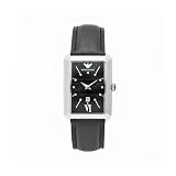 Emporio Armani Women’s AR0459 Classic Leather Black Sunray Dial Watch
