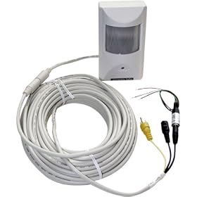 Security Labs SLC-1036 B&W Camera In A Working PIR Motion Detector