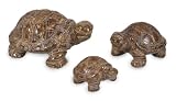 Stromatolite statuettes, 'Turtles' (set of 3)