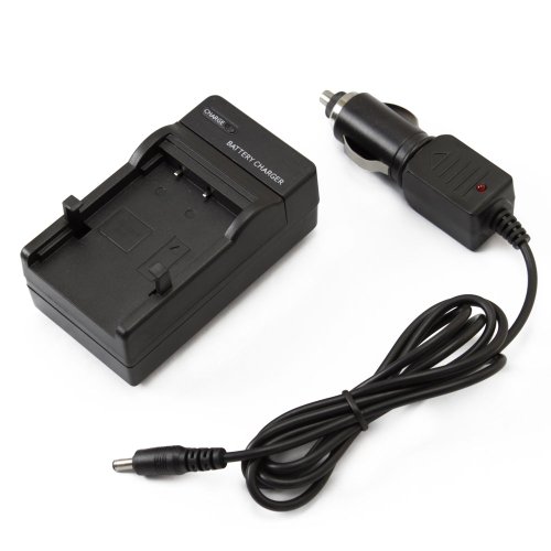 Canon EOS Rebel T2i Digital Camera Battery Charger (110/220v with Car & EU adapters) - Replacement Charger for Canon LP-E8 Battery -