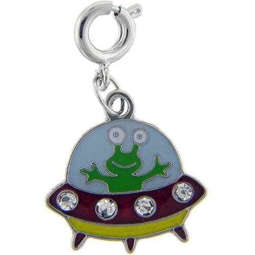 Alien Spaceship Clasp Charm