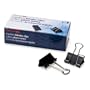 Officemate Medium Binder Clips, Black, 12 Boxes of 1 Dozen Each (144 Total) (99050)