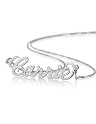 Sterling Silver Personalized Name Necklace