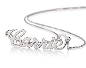 Sterling Silver Personalized Name Necklace - Custom Made Any Name