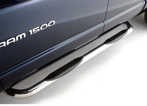 ICI Premium Series Side Step Cab Length Nerf Bars Black Powder Coat Jeep Wrangler 1997 to 2006 Rubicon/Sahara/SE/Sport