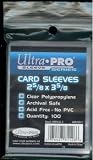 100 Soft Sleeves for Sports Cards (2 1/2 x 3 1/2)
