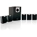Nortek 5.1 Home Theatre Speaker System. Wood cased subwoofer with 5 satellite speakers.81 Watt RMS Output. Black